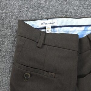 Peter Millar Pants Mens 38 Brown Highland Performance Chino Stretch Golf Prep